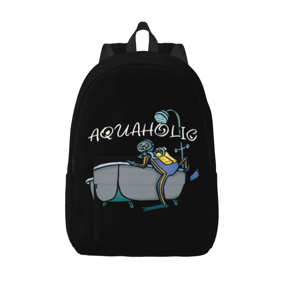 

Забавный холщовый рюкзак для подводного плавания для девочек и мальчиков, ранец для дайвинга, школы и путешествий, подходит для 15-дюймовых ноутбуков