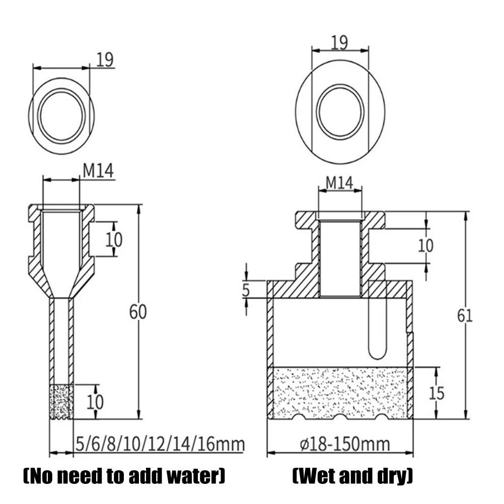 Diamond Drilling Hole Opener Silver Special For Angle Grinder Superior Quality 1PC Durable Quality Emery Blackl
Diamond Drilling Hole Opener Silver Special For Angle Grinder Superior Quality 1PC Durable Quality Emery Blackl