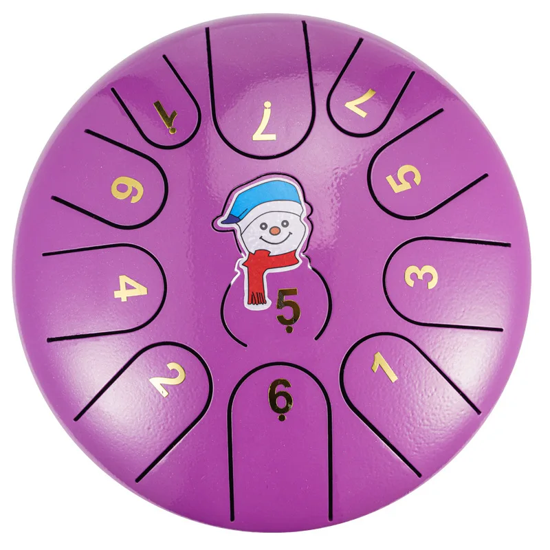 6 Inch 11 Keys Ethereal Drum Cartoon Snowman Shape Lovely Solid Color Valentine Day Gift Creative Percussion Musical Instrument
6 Inch 11 Keys Ethereal Drum Cartoon Snowman Shape Lovely Solid Color Valentine Day Gift Creative Percussion Musical Instrument