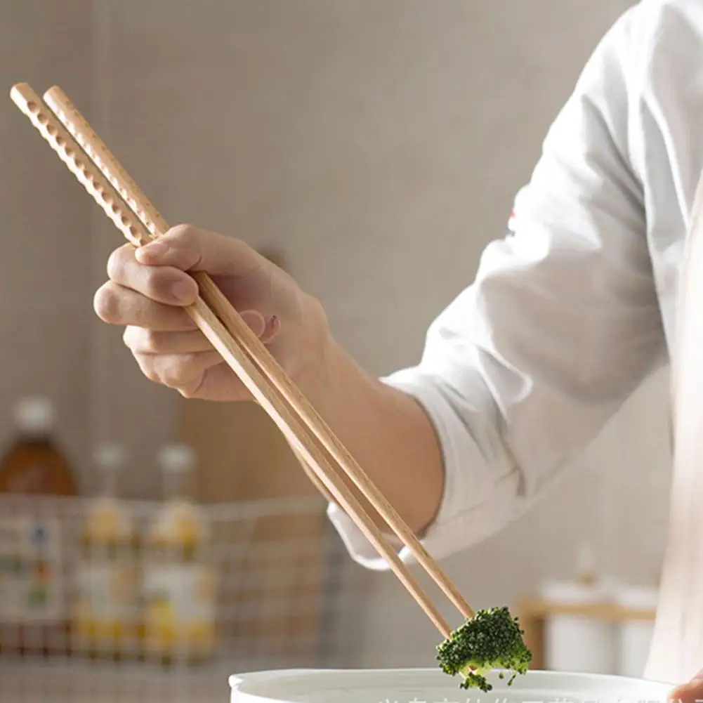 1pair Of Extra Long Beech Wooden Noodles Kitchen Cooking Frying Chopsticks For Home Kitchen
1pair Of Extra Long Beech Wooden Noodles Kitchen Cooking Frying Chopsticks For Home Kitchen