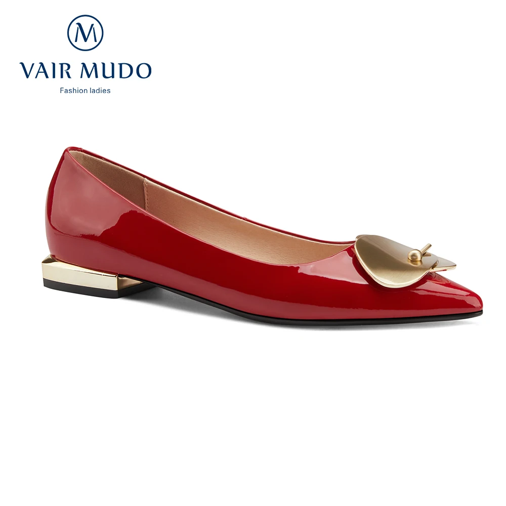 VAIR MUDO Women Pointed Toe Patent Leather Pumps Flat Heels Shoes Slip On Lady Elegant Fashion Casual Party Shoes Summer Spring
VAIR MUDO Women Pointed Toe Patent Leather Pumps Flat Heels Shoes Slip On Lady Elegant Fashion Casual Party Shoes Summer Spring