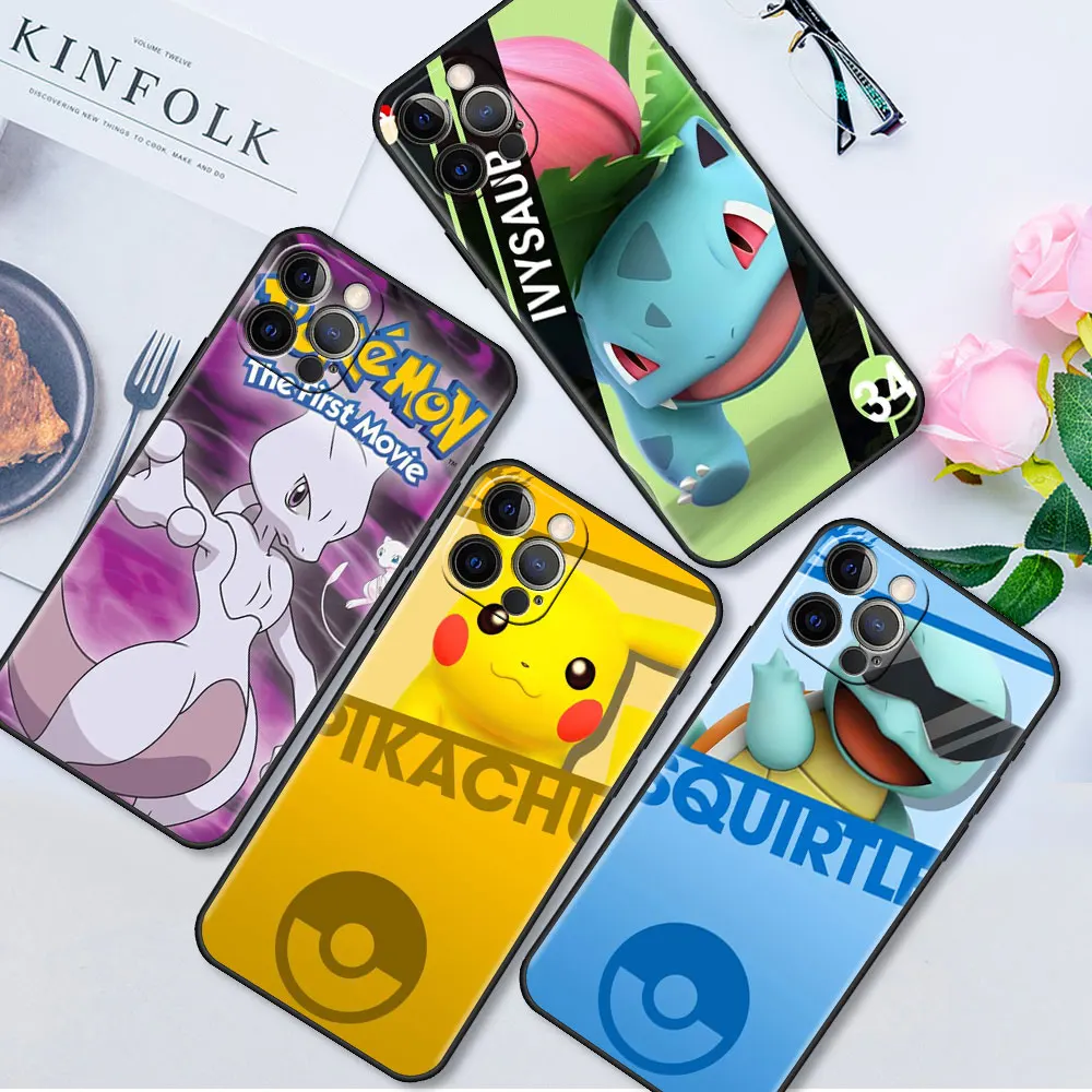 Pokemon Anime Case For iPhone 14 Plus 13 12 Mini 11 Pro Max 7 8 6 6S 10 14+ XR X XS Silicone Black Soft Phone Coque 13pro 14pro
Pokemon Anime Case For iPhone 14 Plus 13 12 Mini 11 Pro Max 7 8 6 6S 10 14+ XR X XS Silicone Black Soft Phone Coque 13pro 14pro