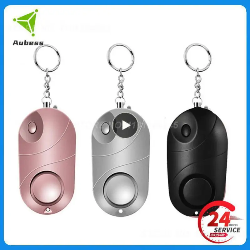 

Self Defense Alarm Girl Women Safety Alert With Keychain Emergency LED Light Torch High 120-130dB Mini Flashlight Alarms