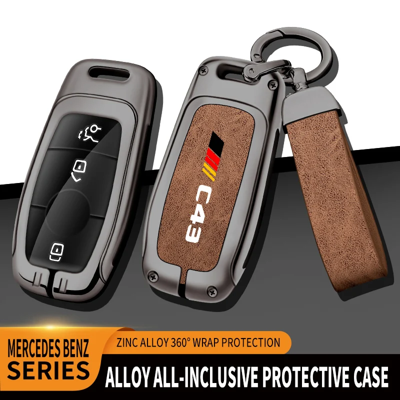 Car TPU Zinc Alloy Key Case Bag For Mercedes Benz AMG C43 Logo Car Key Chain Car Metal Key Shell Interior Decoration Accessories
Car TPU Zinc Alloy Key Case Bag For Mercedes Benz AMG C43 Logo Car Key Chain Car Metal Key Shell Interior Decoration Accessories