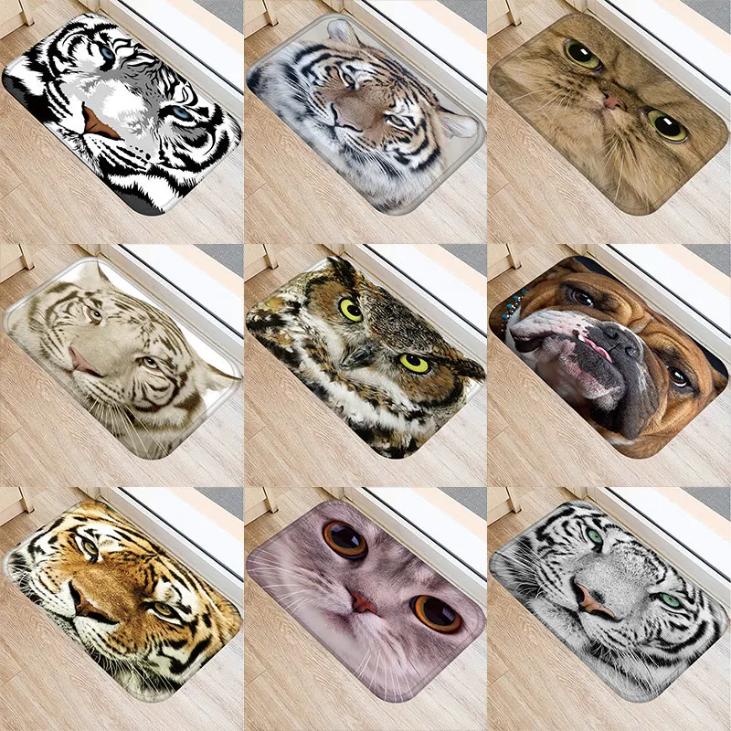 Tiger Owl Dog Cute Cat Floor Mats Doormat Carpet For Living Room Pattern Coral Fleece Rug Anti-Slip Door Home Decor
Tiger Owl Dog Cute Cat Floor Mats Doormat Carpet For Living Room Pattern Coral Fleece Rug Anti-Slip Door Home Decor