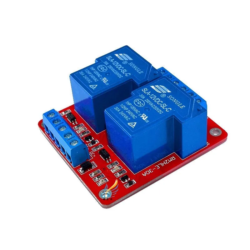 5V 12V 24V 2 Channel 30A Relay Module, Optical Coupling Isolation, Support High And Low Level Trigger
5V 12V 24V 2 Channel 30A Relay Module, Optical Coupling Isolation, Support High And Low Level Trigger