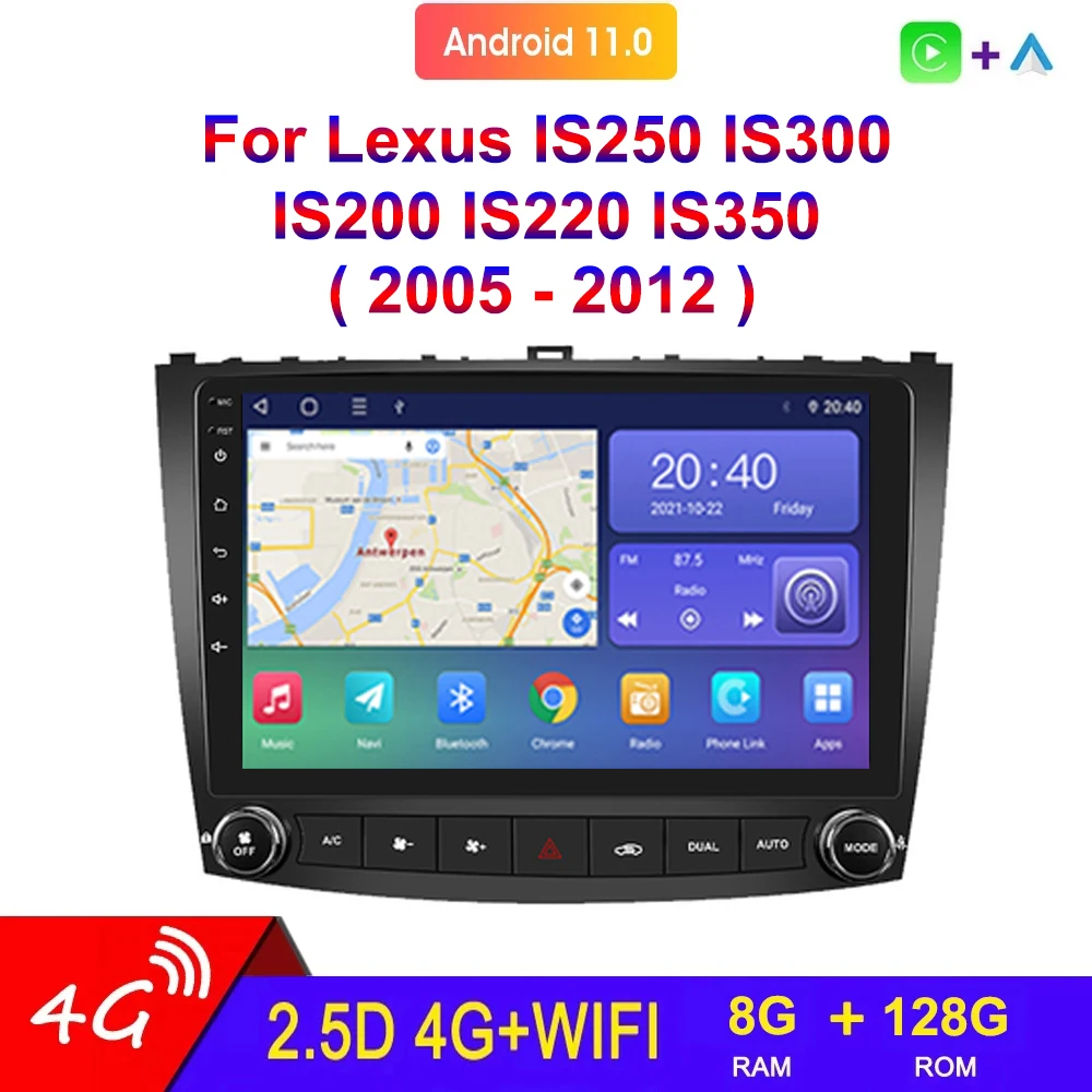 Car Radio Android Multimedia Video Player 4G GPS Navigation Auto 2Din Carpaly For Lexus IS250 IS300 IS200 IS220 IS350 2005-2012
Car Radio Android Multimedia Video Player 4G GPS Navigation Auto 2Din Carpaly For Lexus IS250 IS300 IS200 IS220 IS350 2005-2012
