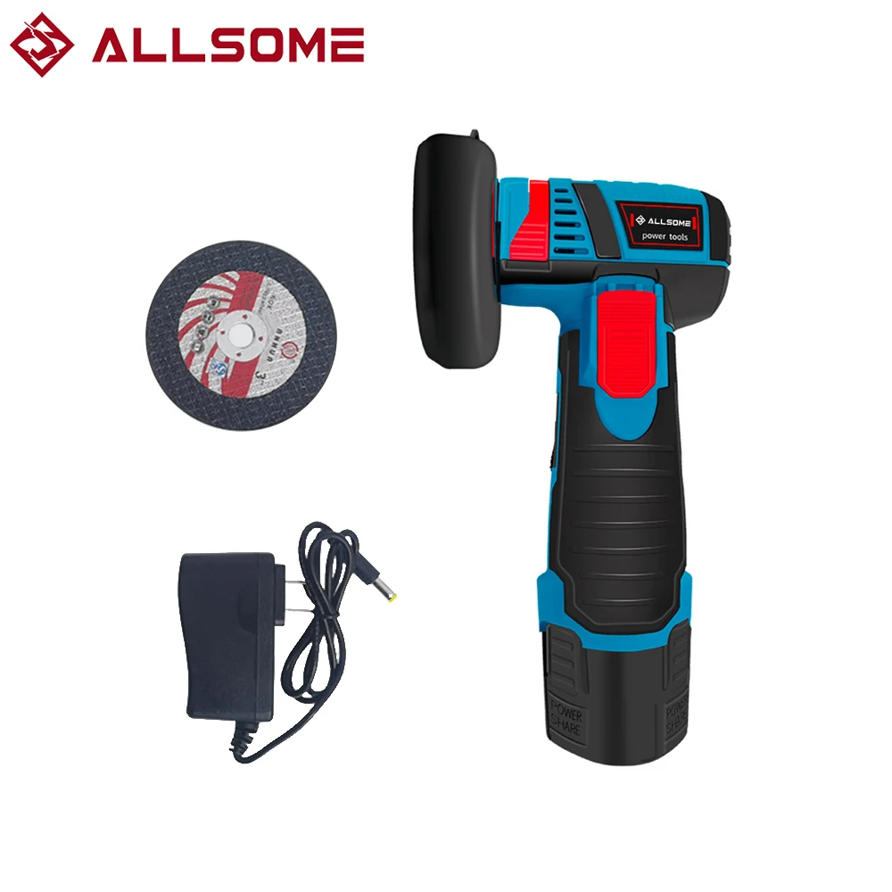 ALLSOME 12V Mini Brushless Cordless Angle Grinder Mini Cutter Polishing Grinding Machine With 2.0mAh Lithium Battery
ALLSOME 12V Mini Brushless Cordless Angle Grinder Mini Cutter Polishing Grinding Machine With 2.0mAh Lithium Battery