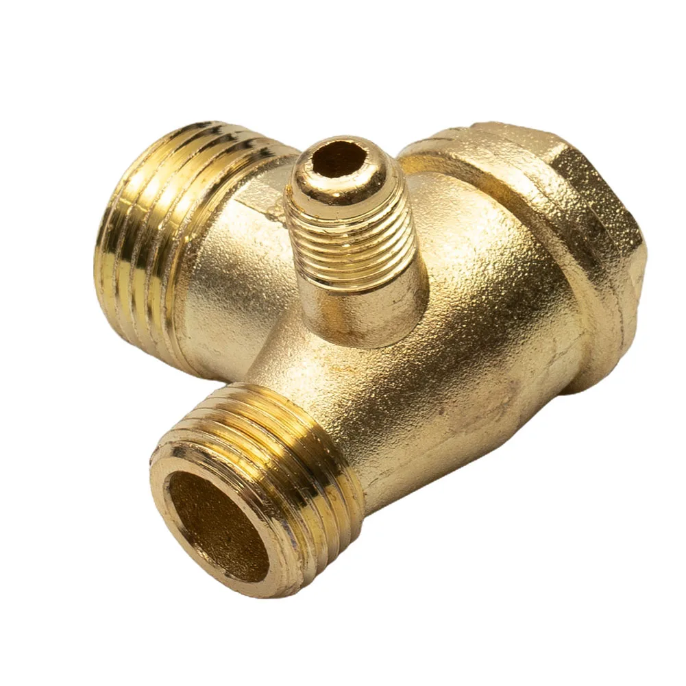 1 Pcs New Air Compressor Check Valve 3-Port Zinc Alloy Brass Male Thread Check Valve Connector Tool For Air Compressor 20*16*10
1 Pcs New Air Compressor Check Valve 3-Port Zinc Alloy Brass Male Thread Check Valve Connector Tool For Air Compressor 20*16*10