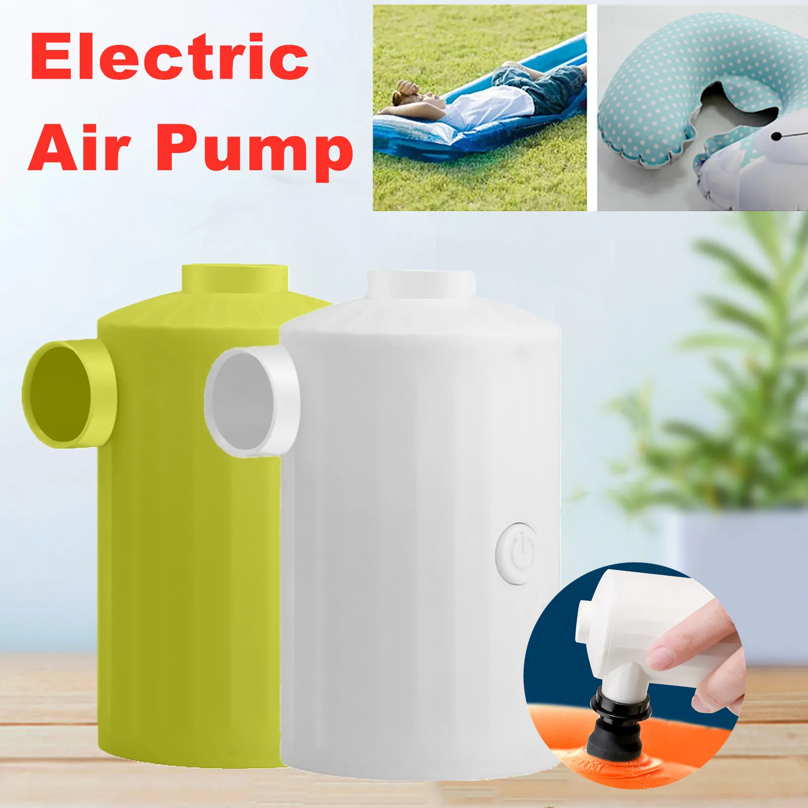 Electric Air Pump with 6 Air Nozzles Portable Wireless Air Pump for Kayak Inflatable Cushions Swimming Rings Vacuum Storage Bag
Electric Air Pump with 6 Air Nozzles Portable Wireless Air Pump for Kayak Inflatable Cushions Swimming Rings Vacuum Storage Bag