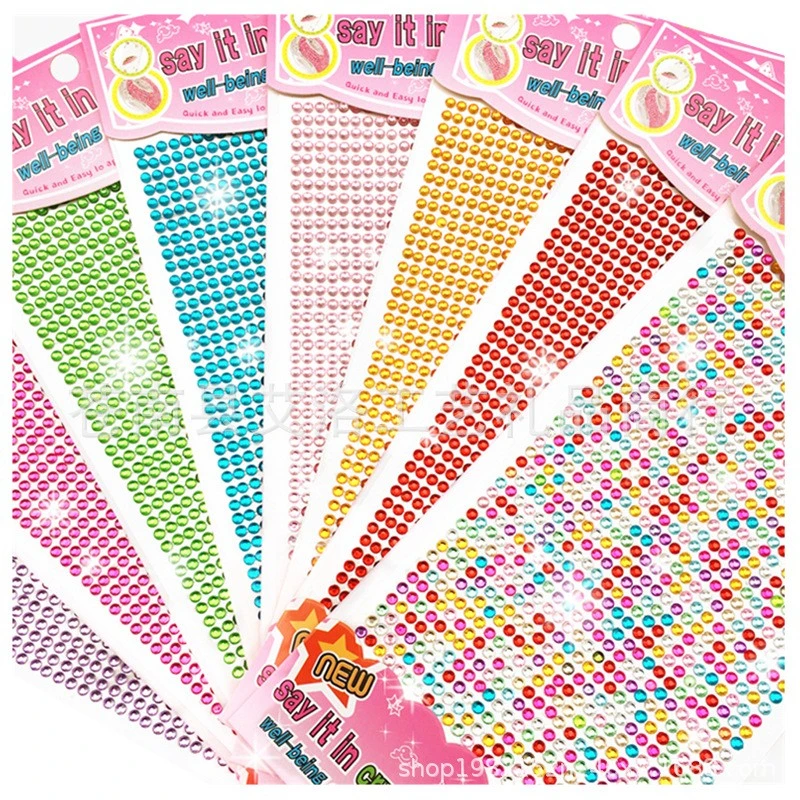 Children's Crystal Diamond Stickers 3D Three-dimensional Gem car Stickers Diamond-encrusted DIY Toy Stickers Creative Decoration 
Children's Crystal Diamond Stickers 3D Three-dimensional Gem car Stickers Diamond-encrusted DIY Toy Stickers Creative Decoration