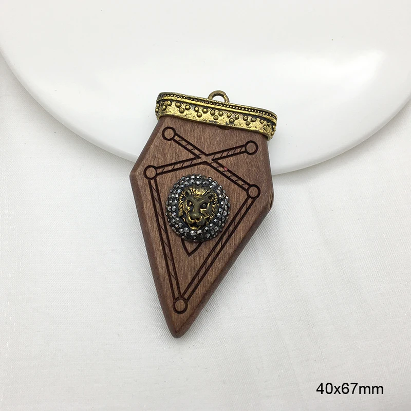 1 piece Multi-style Carved wood arrowhead Pendant,Crystal With lion's head Paved Pendants,DIY Necklace Jewelry Finding
1 piece Multi-style Carved wood arrowhead Pendant,Crystal With lion's head Paved Pendants,DIY Necklace Jewelry Finding