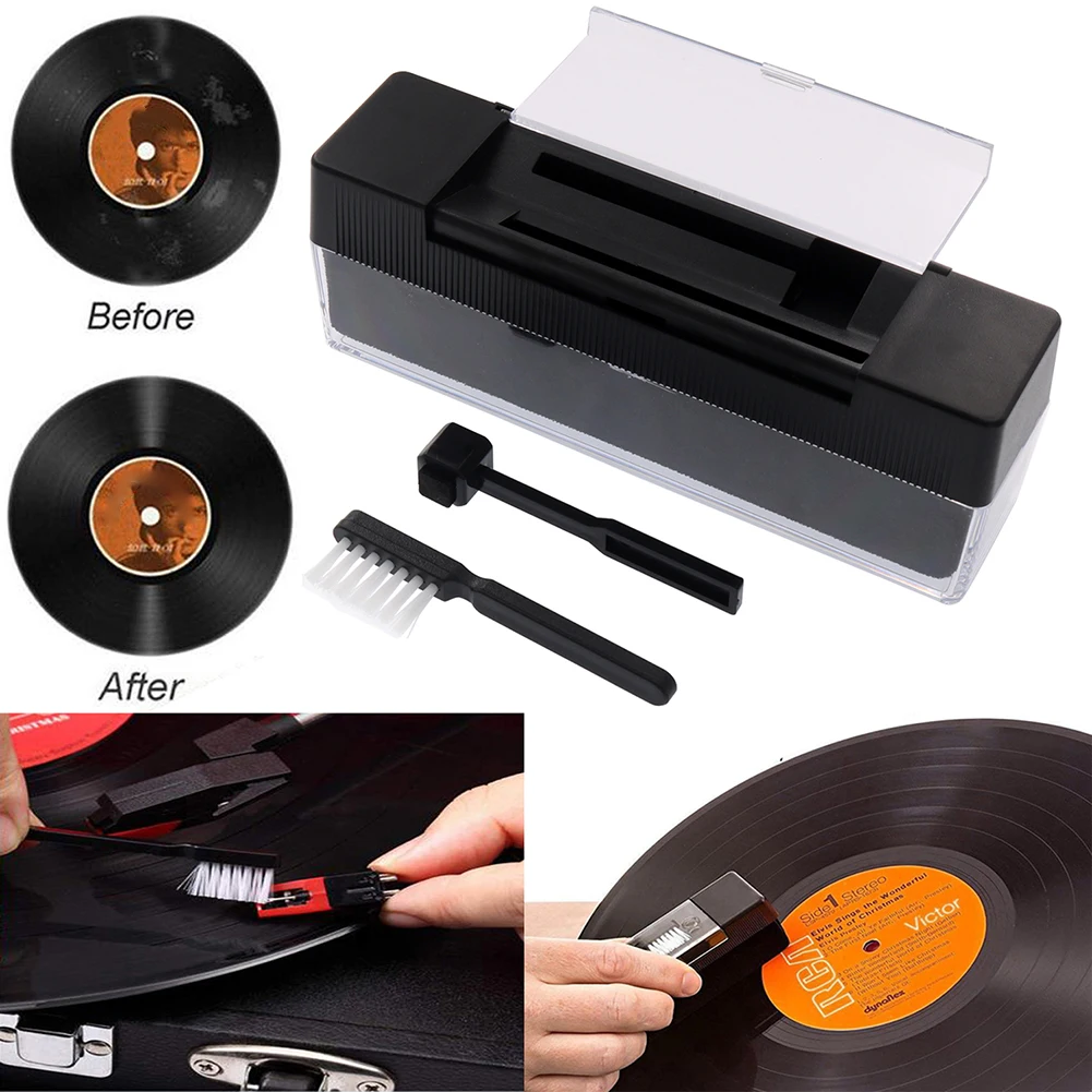 2 in 1 LP Vinyl Record Cleaner Cleaning Brush Pro Dust Remover Kits for Turntables Fingerprints Residues Remover
2 in 1 LP Vinyl Record Cleaner Cleaning Brush Pro Dust Remover Kits for Turntables Fingerprints Residues Remover