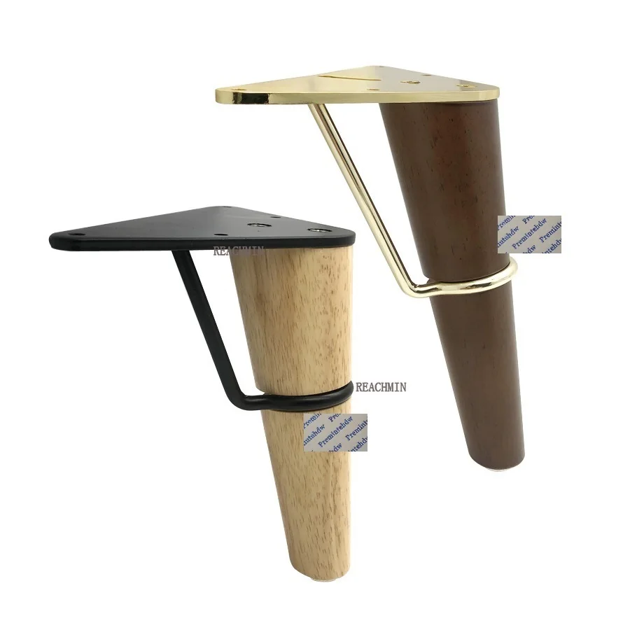 4Pcs/Lot Walnut Stained Clear Solid Wood Tapered Feet Gold Matte Black Connecting Plate
4Pcs/Lot Walnut Stained Clear Solid Wood Tapered Feet Gold Matte Black Connecting Plate