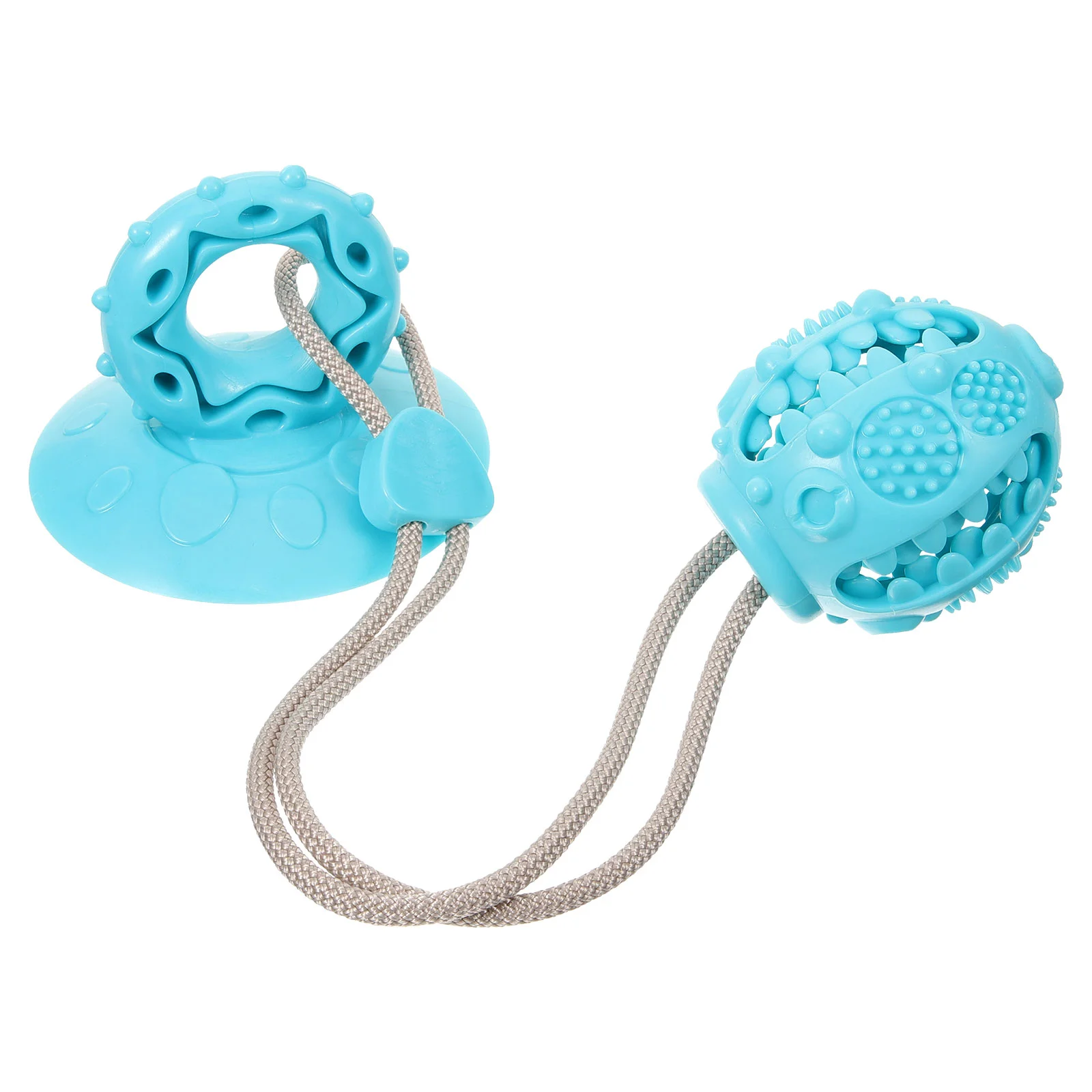 

Dog Pull Toy Suction Cups Sucker Household Pet Chewing Squeaky Tug Sound Tpr Toys For Small Dogs