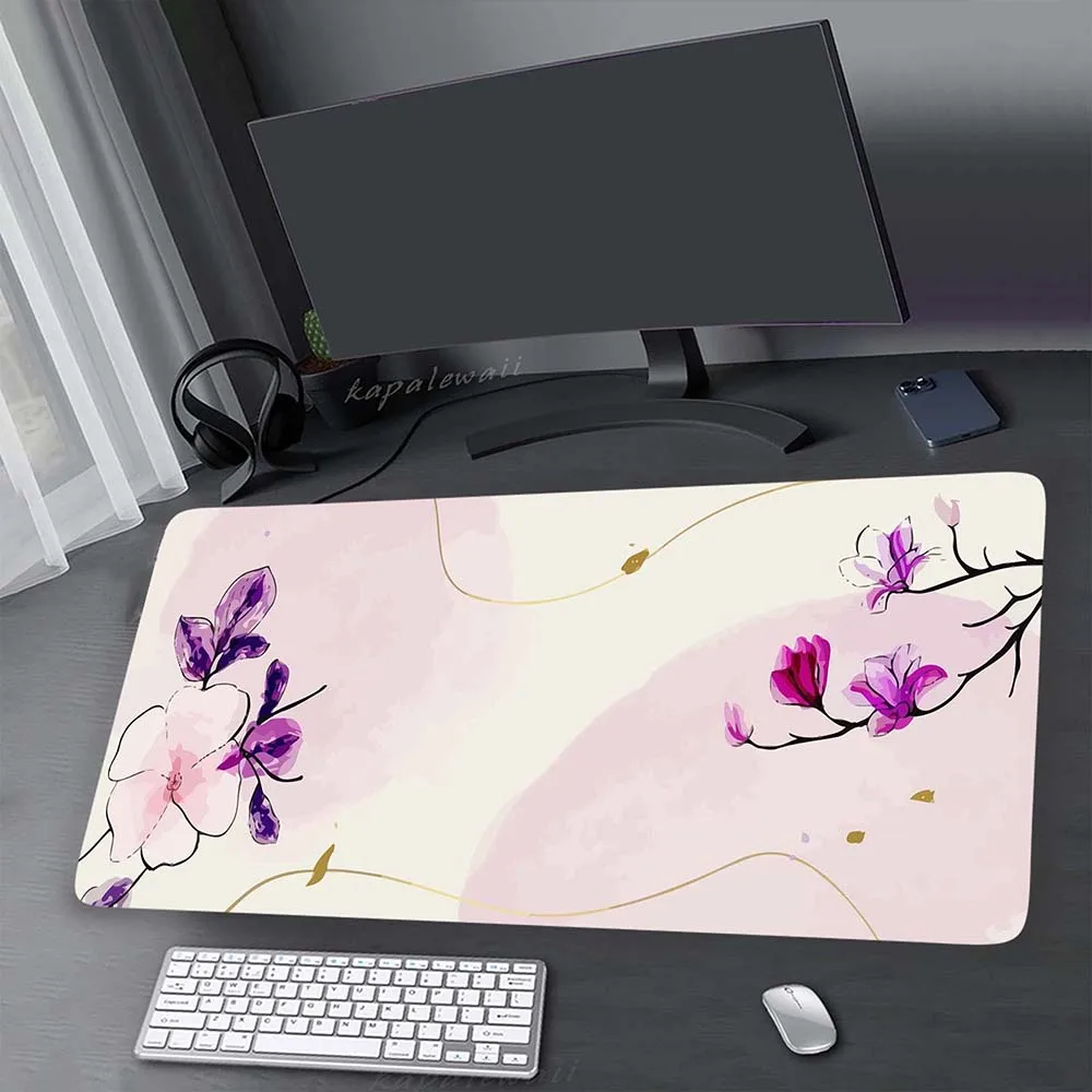 

Abstract Art Plant Large Mousepad XXL Office Mouse Pad Gaming Carpet Locking Edge Mouse Mat Game Keyboard Pads Desige Mause Pad