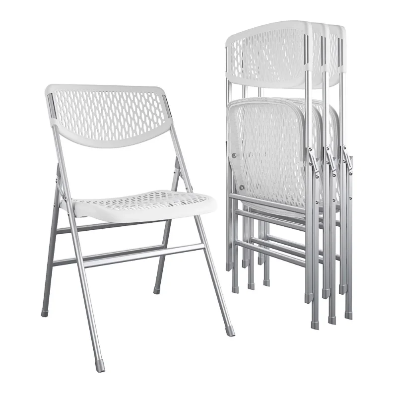 COSCO Ultra Comfort Commercial XL Plastic Folding Chair, 300 lb. Weight Rating, Triple Braced, White, 4-Pack chairs
COSCO Ultra Comfort Commercial XL Plastic Folding Chair, 300 lb. Weight Rating, Triple Braced, White, 4-Pack chairs