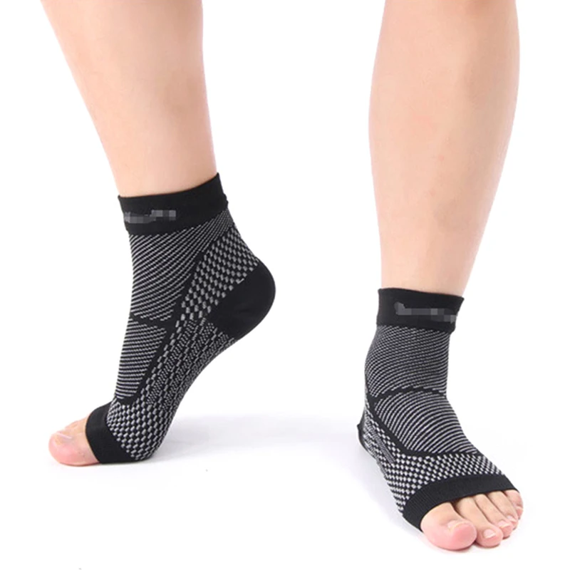 Компрессионная повязка на лодыжку, 2 шт., снимает боль в суставах, Ахиллес, тендинит, Подошвенный Фасциит, носок с поддержкой свода стопы 
Компрессионная повязка на лодыжку, 2 шт., снимает боль в суставах, Ахиллес, тендинит, Подошвенный Фасциит, носок с поддержкой свода стопы