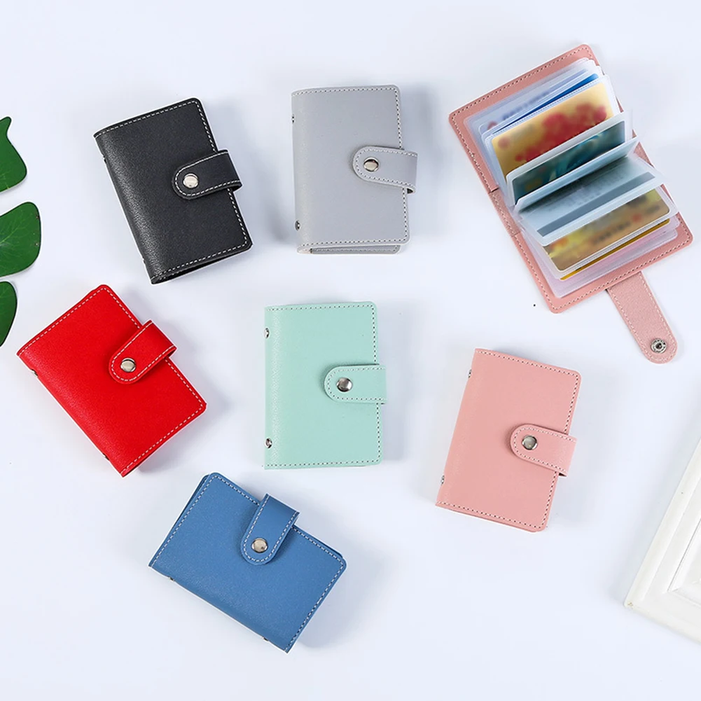 New Anti-theft ID Credit Card Holder Fashion Women's 26 Cards Slim PU Leather Pocket Case Purse Wallet Bag For Women Men Female
New Anti-theft ID Credit Card Holder Fashion Women's 26 Cards Slim PU Leather Pocket Case Purse Wallet Bag For Women Men Female