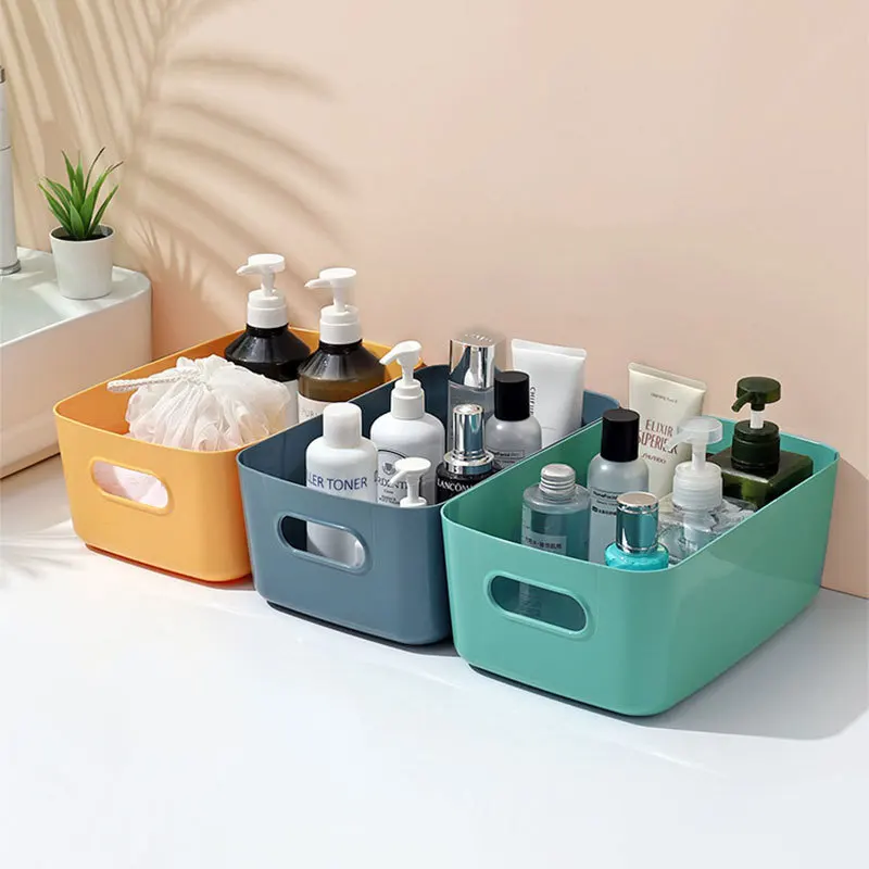 Sundries Storage Basket For Living Room Desktop Cosmetics Storage Box Household Kitchen Storage Case Plastic Storage Organizer
Sundries Storage Basket For Living Room Desktop Cosmetics Storage Box Household Kitchen Storage Case Plastic Storage Organizer