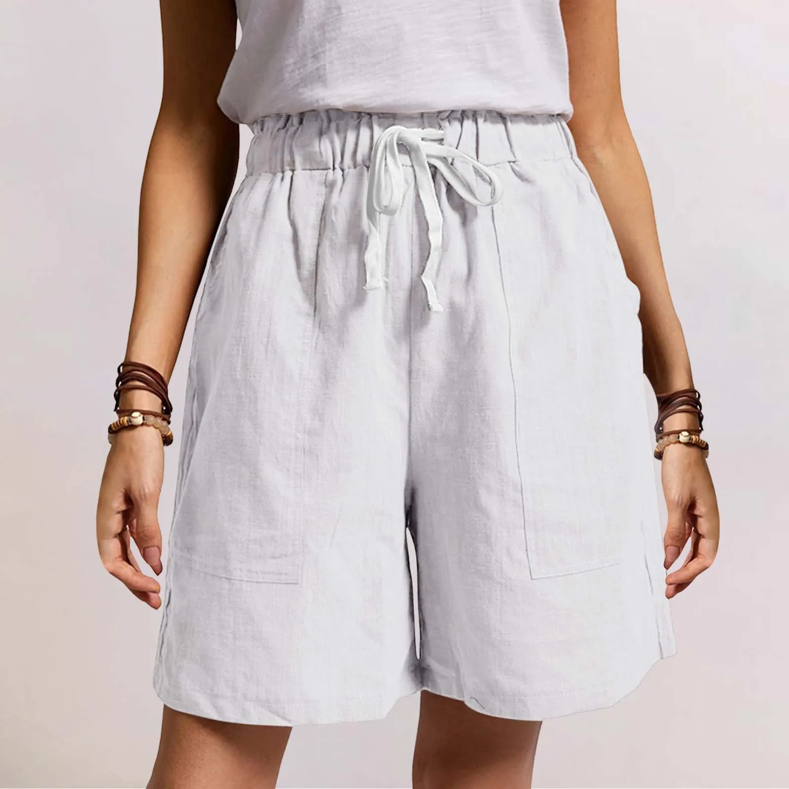 Loose Sportswear Trunks Casual Streetwear Shorts Solid Color Pants Elastic Shorts For Women Lace Up Dailywear Pantalones Cortos
Loose Sportswear Trunks Casual Streetwear Shorts Solid Color Pants Elastic Shorts For Women Lace Up Dailywear Pantalones Cortos