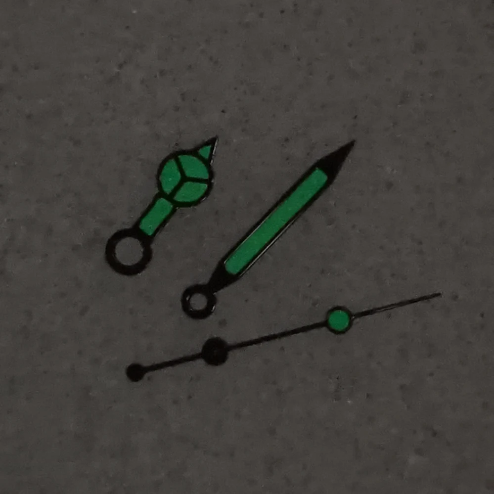 Modified Watch Hands Accessory Black - Watch Hands Faint Green Glow Watch Hands Fit NH35 NH36 4R 7S Movement
Modified Watch Hands Accessory Black - Watch Hands Faint Green Glow Watch Hands Fit NH35 NH36 4R 7S Movement