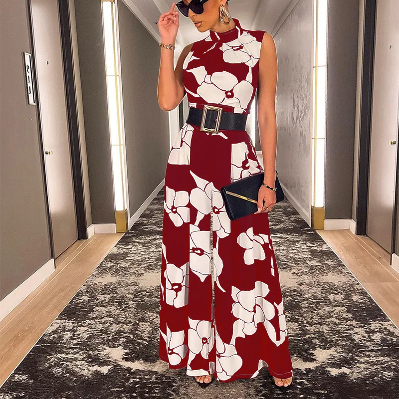Summer New Sleeveless Temperament Slim Fit Printed Jumpsuit 2023 New Hot Selling Fashion Women's Wear
Summer New Sleeveless Temperament Slim Fit Printed Jumpsuit 2023 New Hot Selling Fashion Women's Wear