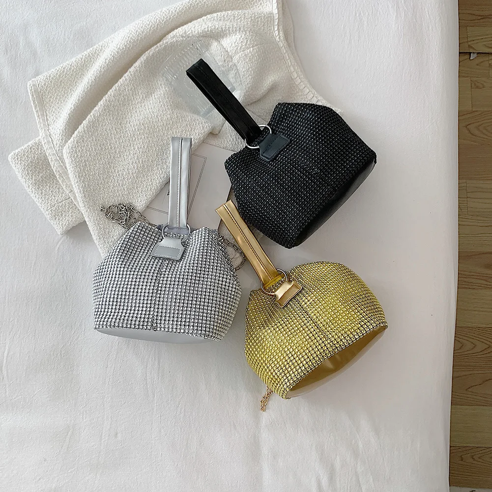 Стразы, женская сумка через плечо, блестящая Наплечная Сумка для ужина и вечеринки, шикарная женская сумка для покупок на открытом воздухе 
Стразы, женская сумка через плечо, блестящая Наплечная Сумка для ужина и вечеринки, шикарная женская сумка для покупок на открытом воздухе