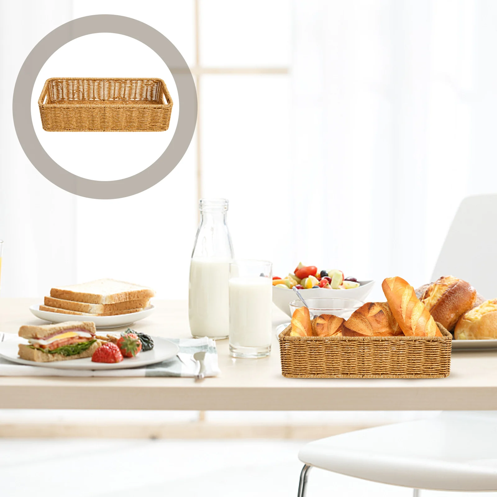 Woven Fruit Plate Towel Storage Basket Multipurpose Fruit Tray Bathroom Storage Basket
Woven Fruit Plate Towel Storage Basket Multipurpose Fruit Tray Bathroom Storage Basket