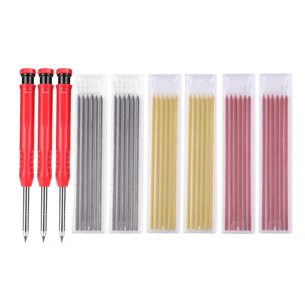 3pcs Long Nosed Carpenter Pencil Woodworking Construction Carpenter Mechanical Pencils Solid Carpentry Pencils Set
3pcs Long Nosed Carpenter Pencil Woodworking Construction Carpenter Mechanical Pencils Solid Carpentry Pencils Set