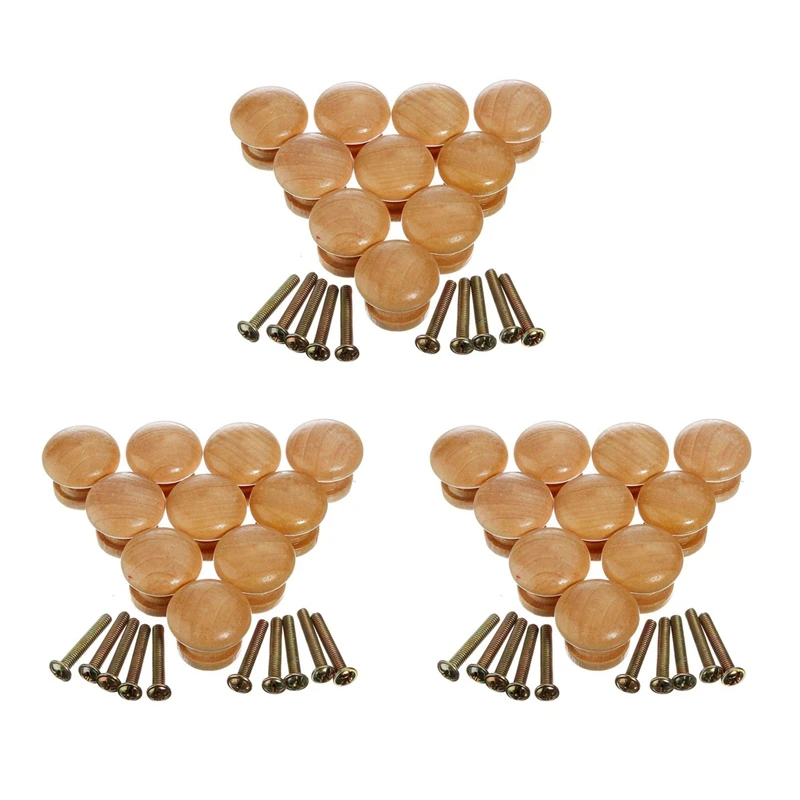 30Pcs 25Mm Natural Wood Wooden Cabinet Knob Drawer Wardrobe Door Pull Handle
30Pcs 25Mm Natural Wood Wooden Cabinet Knob Drawer Wardrobe Door Pull Handle