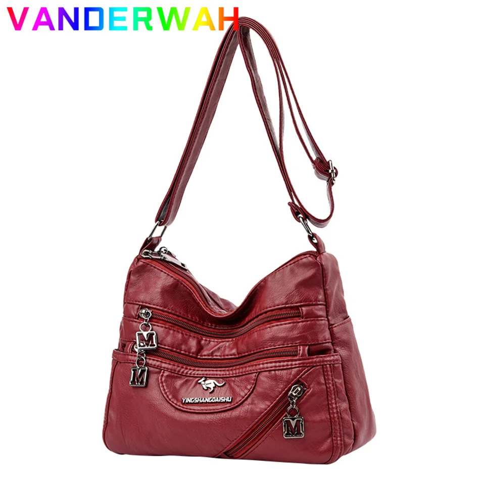 High Quality Soft Leather Designer Purses and Handbags Women Bags Casual Multi-pocket Crossbody Shoulder Bags for Women 2023 Sac
High Quality Soft Leather Designer Purses and Handbags Women Bags Casual Multi-pocket Crossbody Shoulder Bags for Women 2023 Sac