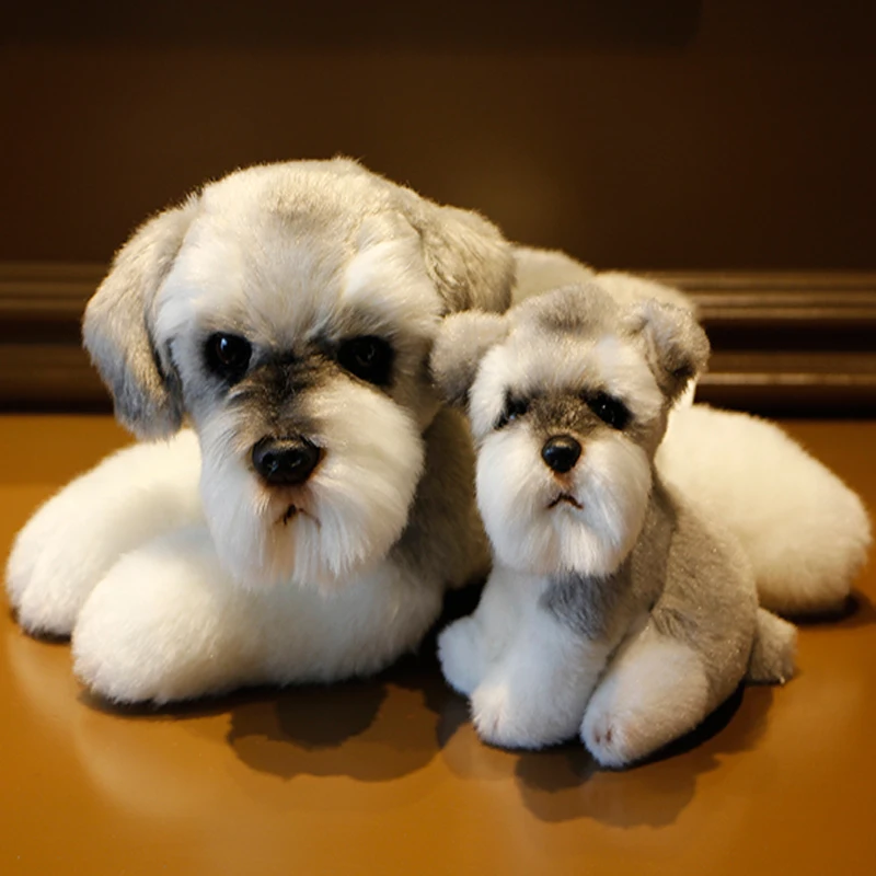 24cm 9 1/2 inch Cute Small Schnauzer Puppy Lifelike Plush Toy Adorable Dog Soft Stuffed Animal Kids Doll for Children Photo Prop
24cm 9 1/2 inch Cute Small Schnauzer Puppy Lifelike Plush Toy Adorable Dog Soft Stuffed Animal Kids Doll for Children Photo Prop