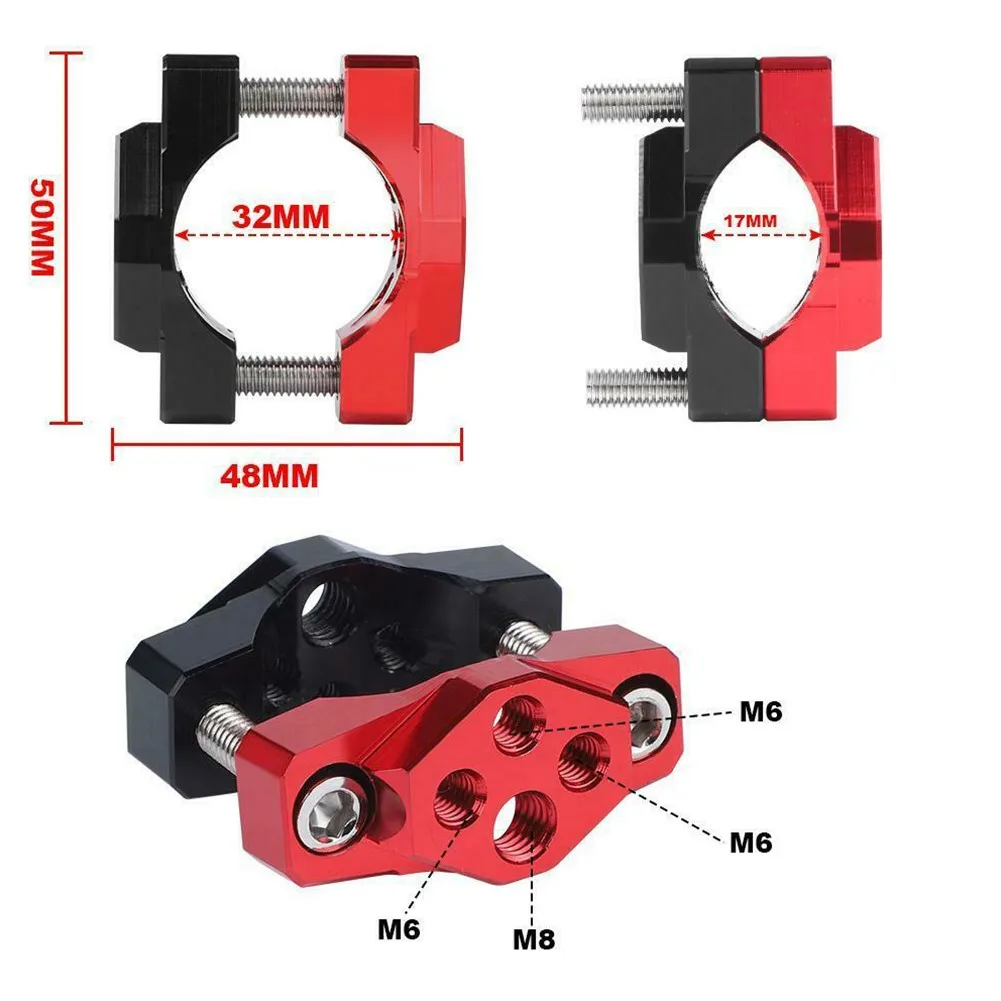 Headlight Clamp Holder Pressure Code Stent Driving Fork Mount Bracket Spot Light 2pcs Aluminum Alloy Black Red
Headlight Clamp Holder Pressure Code Stent Driving Fork Mount Bracket Spot Light 2pcs Aluminum Alloy Black Red