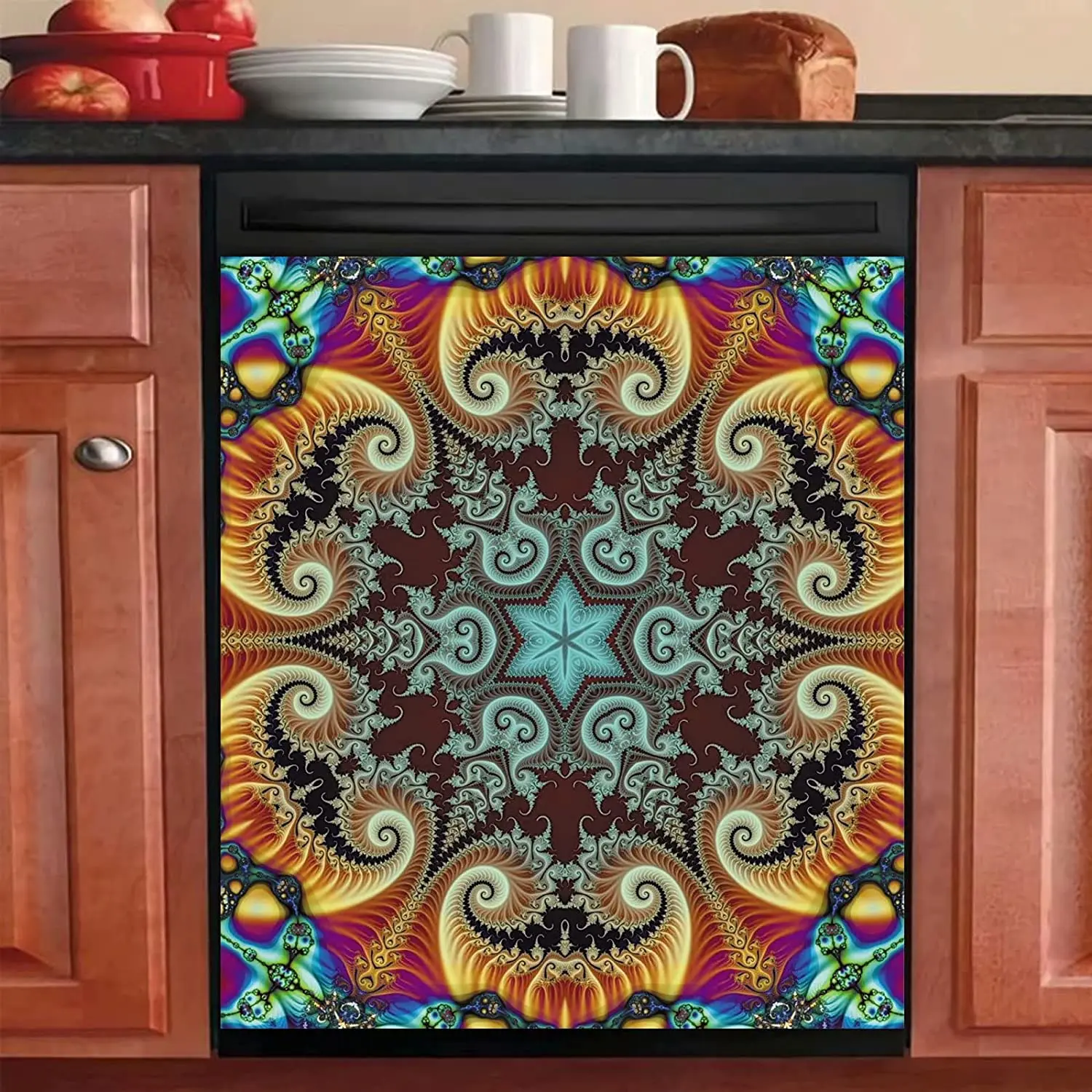 Mahar Bohemian Mandalas Magetic Panel for Dishwasher Door, Floral Dish Washer Stickers, Magnet Cover Home Decoration Vinyl Decal
Mahar Bohemian Mandalas Magetic Panel for Dishwasher Door, Floral Dish Washer Stickers, Magnet Cover Home Decoration Vinyl Decal