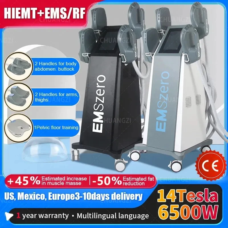 14 Tesla 6500W DLS-EMSLIM Neo Nova Hi-Emt Machine Emszero Met 4 neo Handgrepen En Bekken Stimulatie pad Optionele Salon
14 Tesla 6500W DLS-EMSLIM Neo Nova Hi-Emt Machine Emszero Met 4 neo Handgrepen En Bekken Stimulatie pad Optionele Salon
