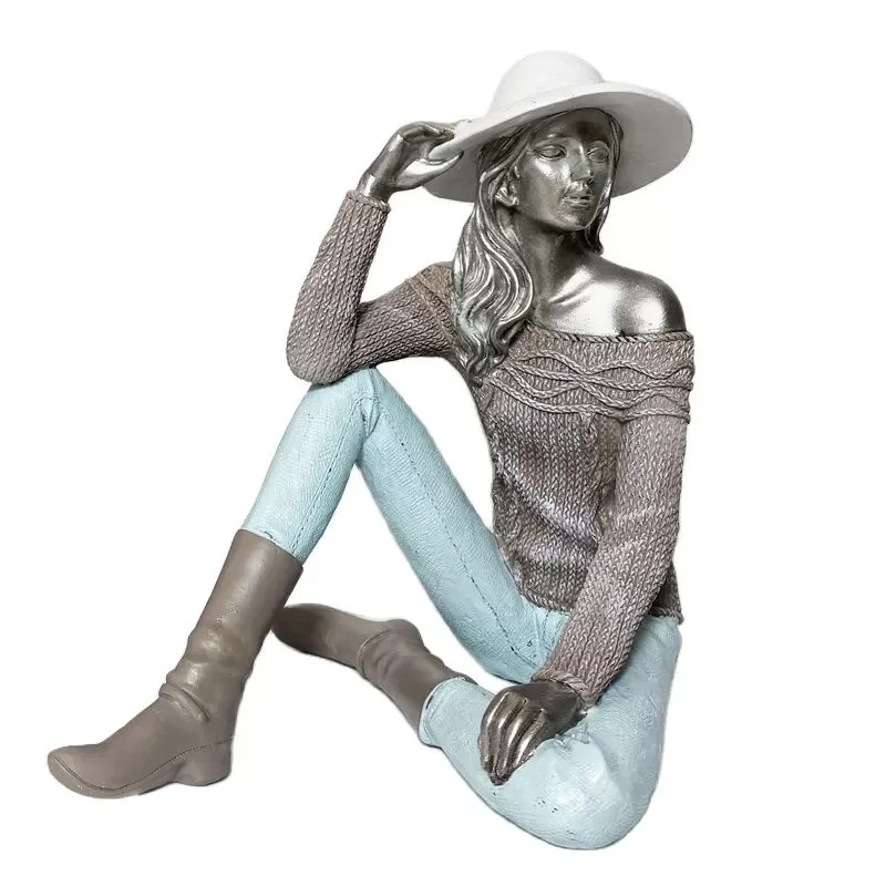Resin Cool Young Lady Figurines Retro People Statue Teens Room Bedroom Office Interior Decor Home Decoration Accessories
Resin Cool Young Lady Figurines Retro People Statue Teens Room Bedroom Office Interior Decor Home Decoration Accessories