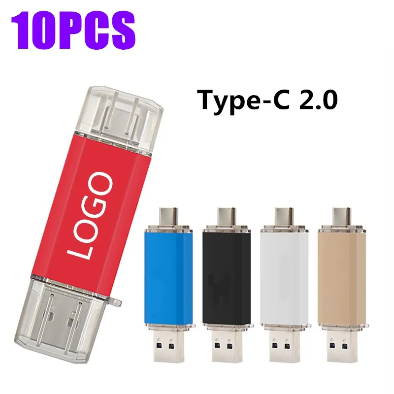 10PCS USB Flash Drive Type-C OTG Pen drive 8GB 512GB 256GB Pendrive 2.0 Memory Stick 64GB 128GB USB Sticks Custom logo
10PCS USB Flash Drive Type-C OTG Pen drive 8GB 512GB 256GB Pendrive 2.0 Memory Stick 64GB 128GB USB Sticks Custom logo