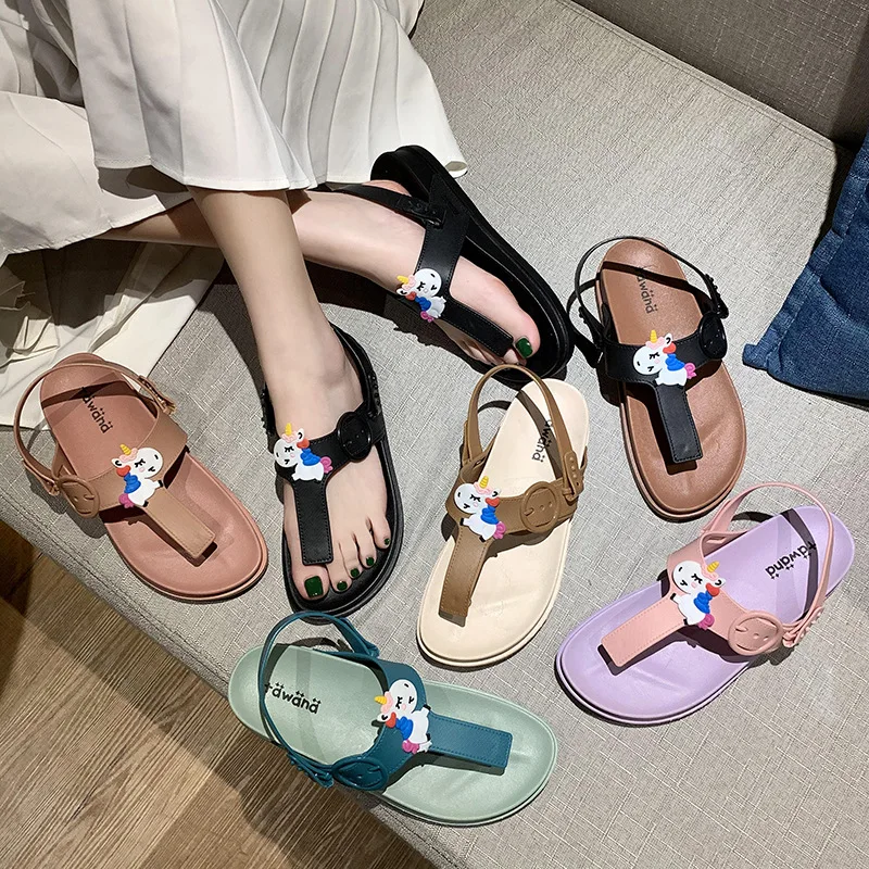 Women Sandals Bottom Flat Comfortable Casual Sandals Gladiator Slippers Wedges Shoes Female 2022 Summer Fashion Sandalias Mujer
Women Sandals Bottom Flat Comfortable Casual Sandals Gladiator Slippers Wedges Shoes Female 2022 Summer Fashion Sandalias Mujer
