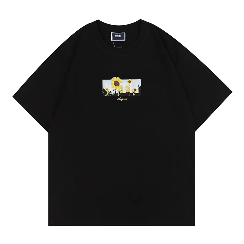 American Fashion Brand KITH Avignon Tee Sunflower Box Printed round Neck Loose Short Sleeves T-shirt for Men and Women
American Fashion Brand KITH Avignon Tee Sunflower Box Printed round Neck Loose Short Sleeves T-shirt for Men and Women