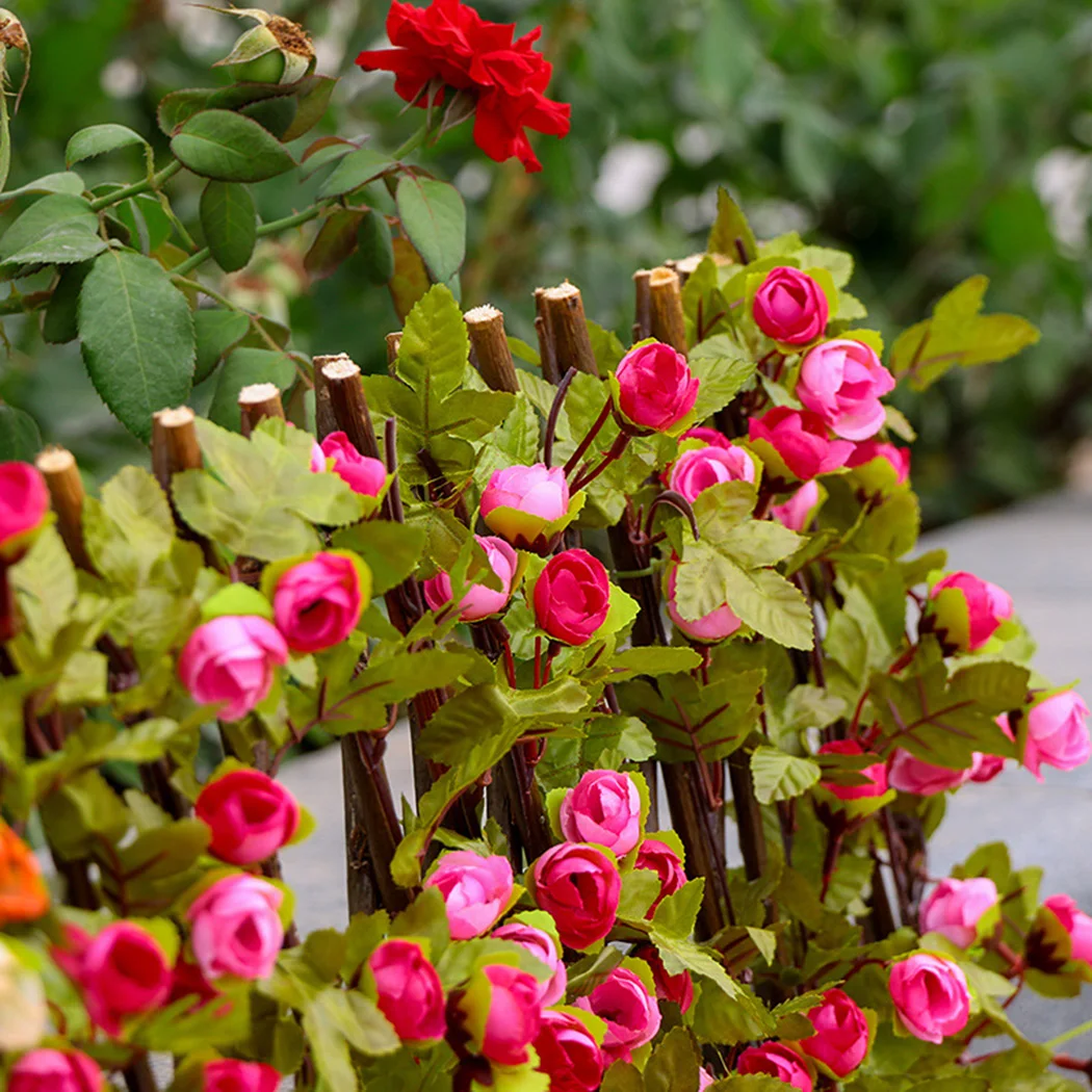 1 Pc Creative Expanding Trellis Artificial Rose Flower Garden Wall Leaf Wood Silk Flower Telescopic Fence Graden Room Wall Decor
1 Pc Creative Expanding Trellis Artificial Rose Flower Garden Wall Leaf Wood Silk Flower Telescopic Fence Graden Room Wall Decor