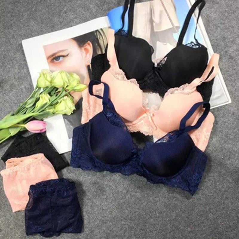 Bra Set with Steel Ring, Thin Section, Breast Pad, Sexy Lace, Breast Collection, Women's Underwear, Gathered and Adjusted Small
Bra Set with Steel Ring, Thin Section, Breast Pad, Sexy Lace, Breast Collection, Women's Underwear, Gathered and Adjusted Small