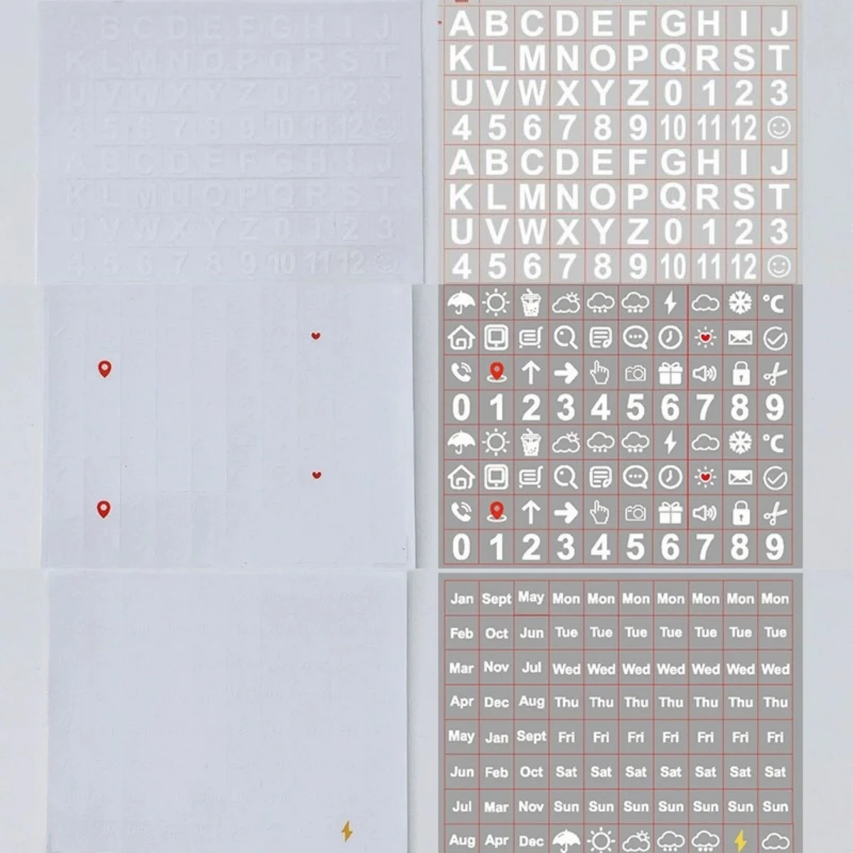 Набор наклеек для украшения журнала из ПВХ
Набор наклеек для украшения журнала из ПВХ