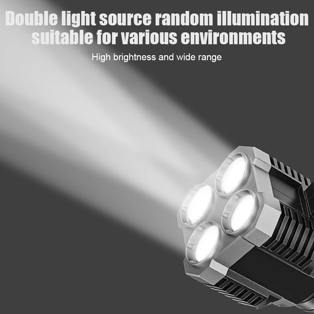 Portable LED COB Strong Light Torch Dual Light Source Life Waterproof for Hiking Hunting Night Fishing Outdoor Camping Spotlight
Portable LED COB Strong Light Torch Dual Light Source Life Waterproof for Hiking Hunting Night Fishing Outdoor Camping Spotlight