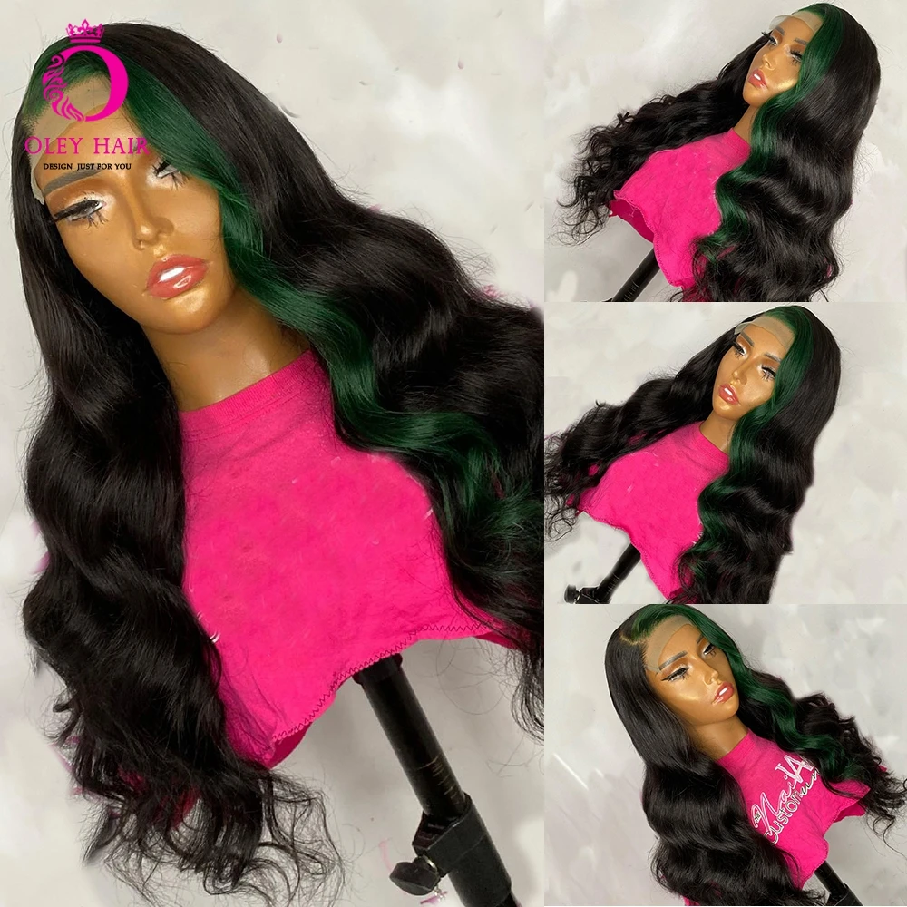 Dark Green Highlight Color Body Wave 13x4 Synthetic Lace Front 30 Inch Glueless Preplucked Cosplay Wigs For Black Women
Dark Green Highlight Color Body Wave 13x4 Synthetic Lace Front 30 Inch Glueless Preplucked Cosplay Wigs For Black Women