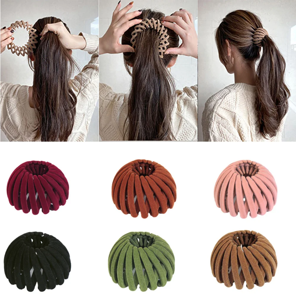 Disk Hair Friends Women Meatball Head Fashion Ponytail Buckle Hair Accessories Bird Nest Bun Maker Velvet Hair Claw
Disk Hair Friends Women Meatball Head Fashion Ponytail Buckle Hair Accessories Bird Nest Bun Maker Velvet Hair Claw