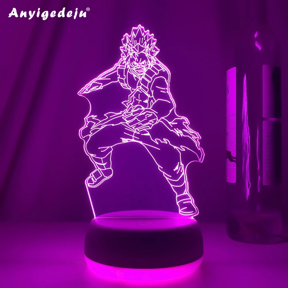 Anime 3d Lamp My Hero Academia Red Riot for Bedroom Decorative Nightlight Birthday Gift Manga Led Night Light Eijiro Kirishima
Anime 3d Lamp My Hero Academia Red Riot for Bedroom Decorative Nightlight Birthday Gift Manga Led Night Light Eijiro Kirishima
