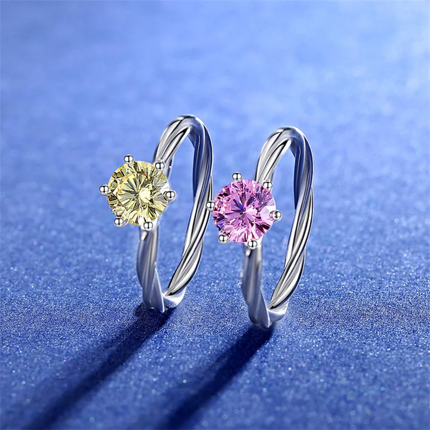 Sherich New High Carbon Diamond Yellowstone Ring Women Classic Elegant 925 Sterling Silver Anniversary Girls Pink Jewelry
Sherich New High Carbon Diamond Yellowstone Ring Women Classic Elegant 925 Sterling Silver Anniversary Girls Pink Jewelry