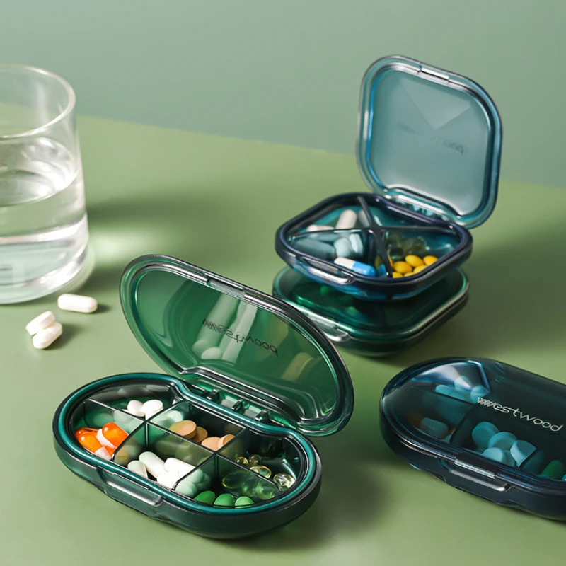 Small medicine box portable portable medicine packaging health care products storage box 
Small medicine box portable portable medicine packaging health care products storage box