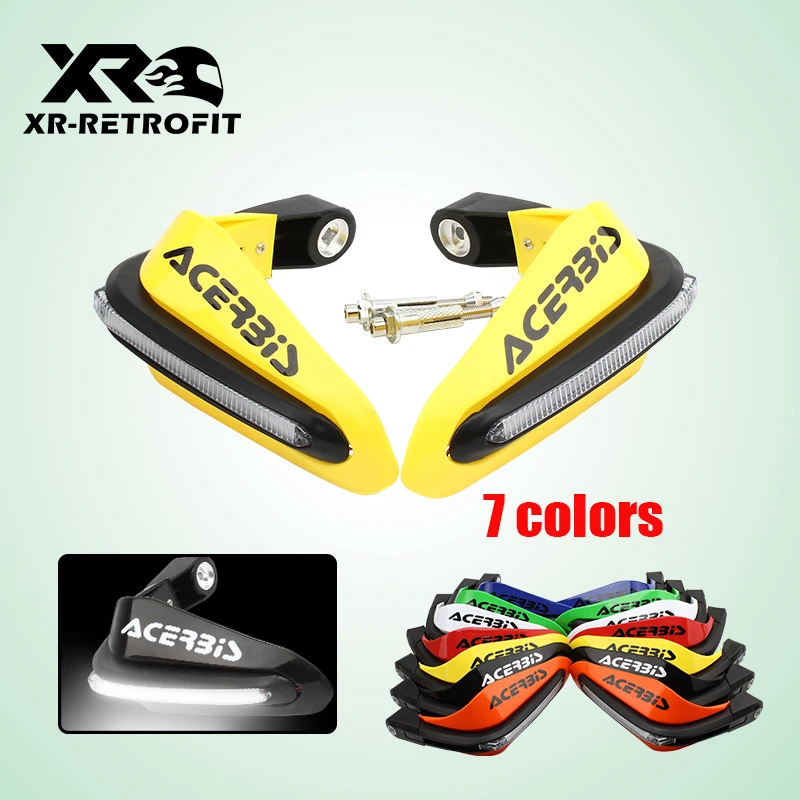 Motorcycle Hand Guards With LED For 22MM 28MM Enduro Dirt Pit Bike ATV Quads Hand Protecto 
Motorcycle Hand Guards With LED For 22MM 28MM Enduro Dirt Pit Bike ATV Quads Hand Protecto